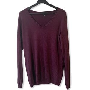 Primark Atmosphere Plum V-neck Sweater